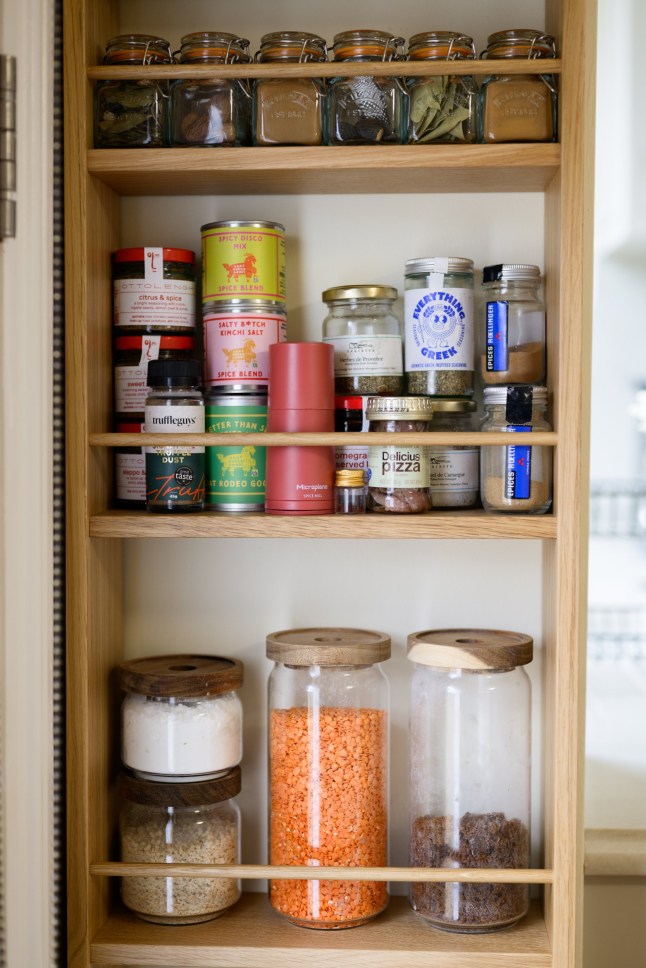 London, UK, 2nd April, 2026: Celebrated cook and former contestant of the Great British Bakeoff, Manon Legreve pictured in her home kitchen in London today.