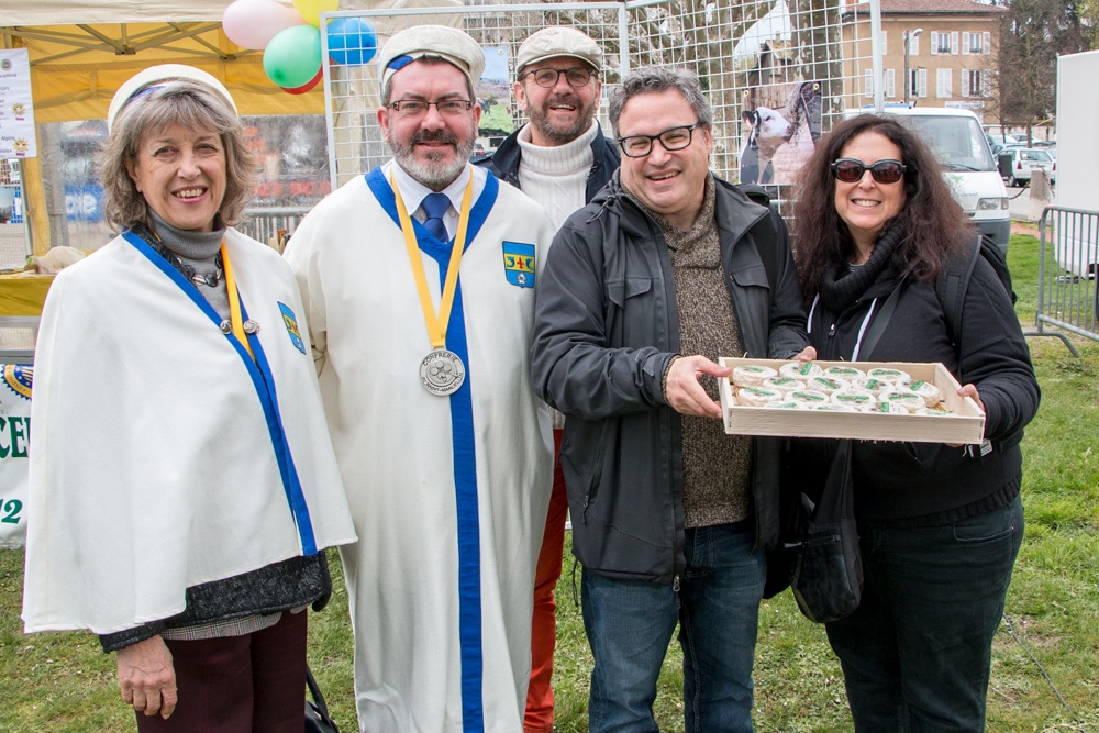 Group Photo at the Saint-Marcellin Cheese Festival in France