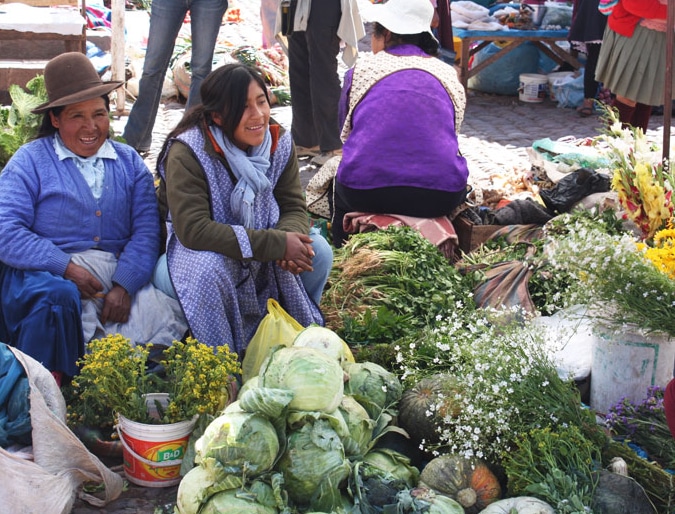 San Pedro Market, Cuzco, Peru.