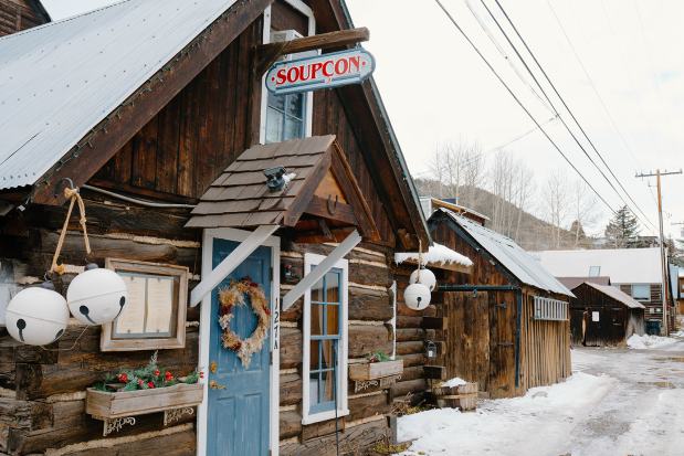 Soupcon in Crested Butte occupies an 1800s-era cabin. (Dani Hansen Photography)
