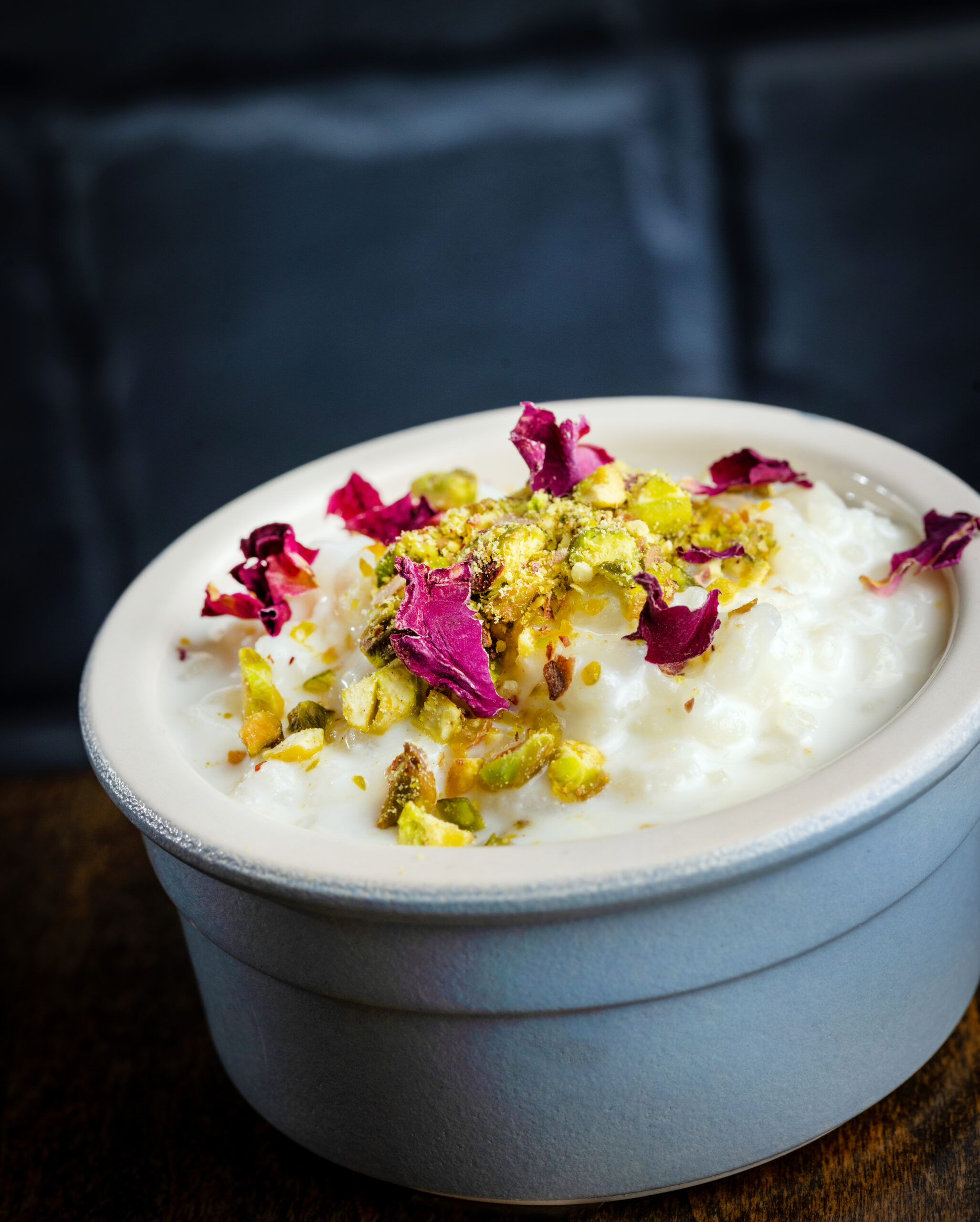 Rosewater Milk Pudding at Mazza Levantine Kitchen