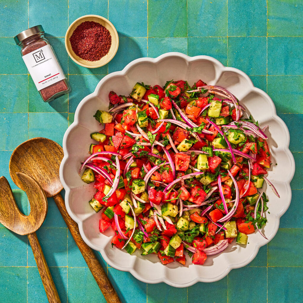 The Mediterranean Dish Product Shoot Recipes Cucumber Tomato Salad V x