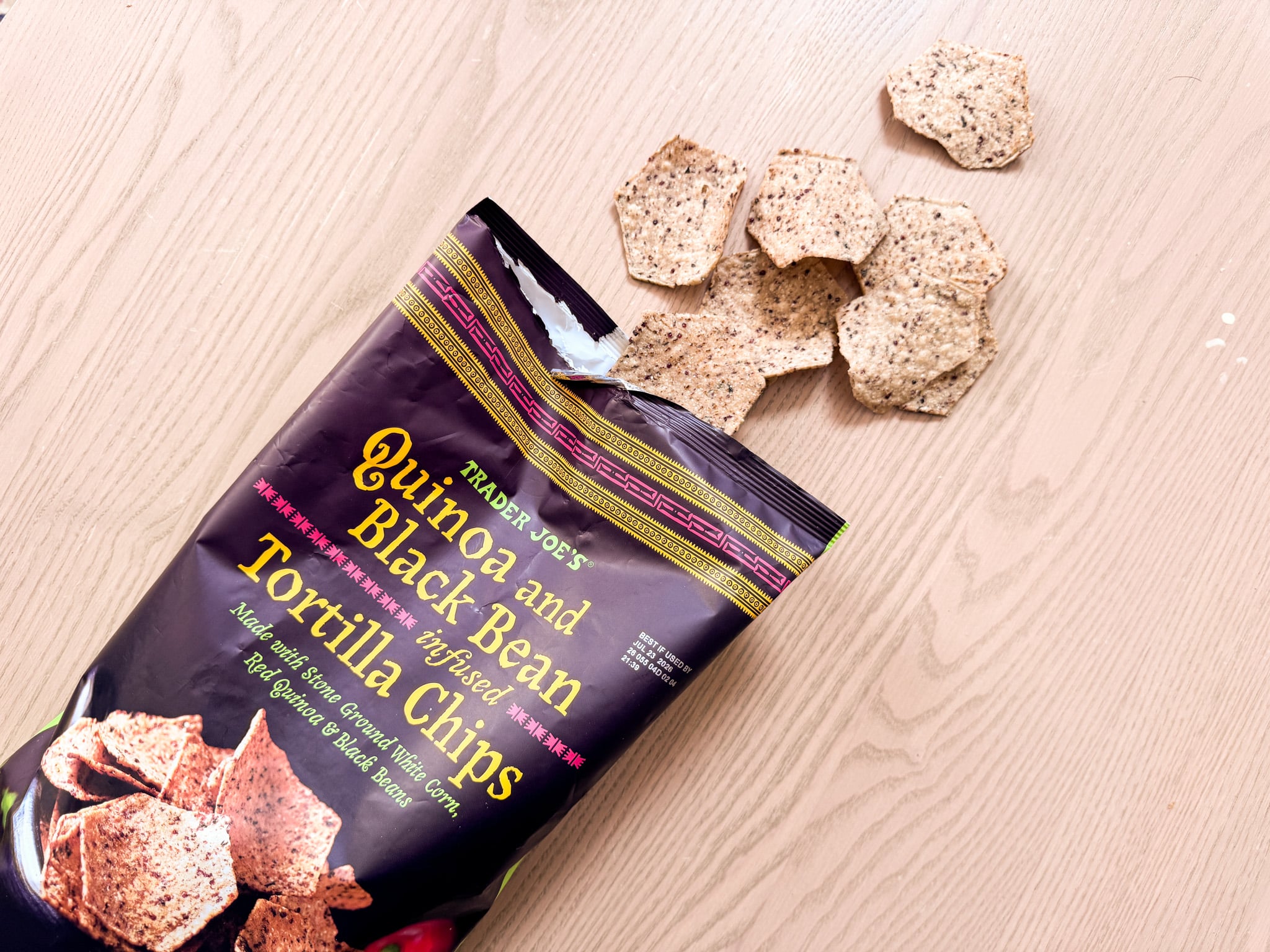 Trader Joe's Quinoa and Black Bean Tortilla Chips review