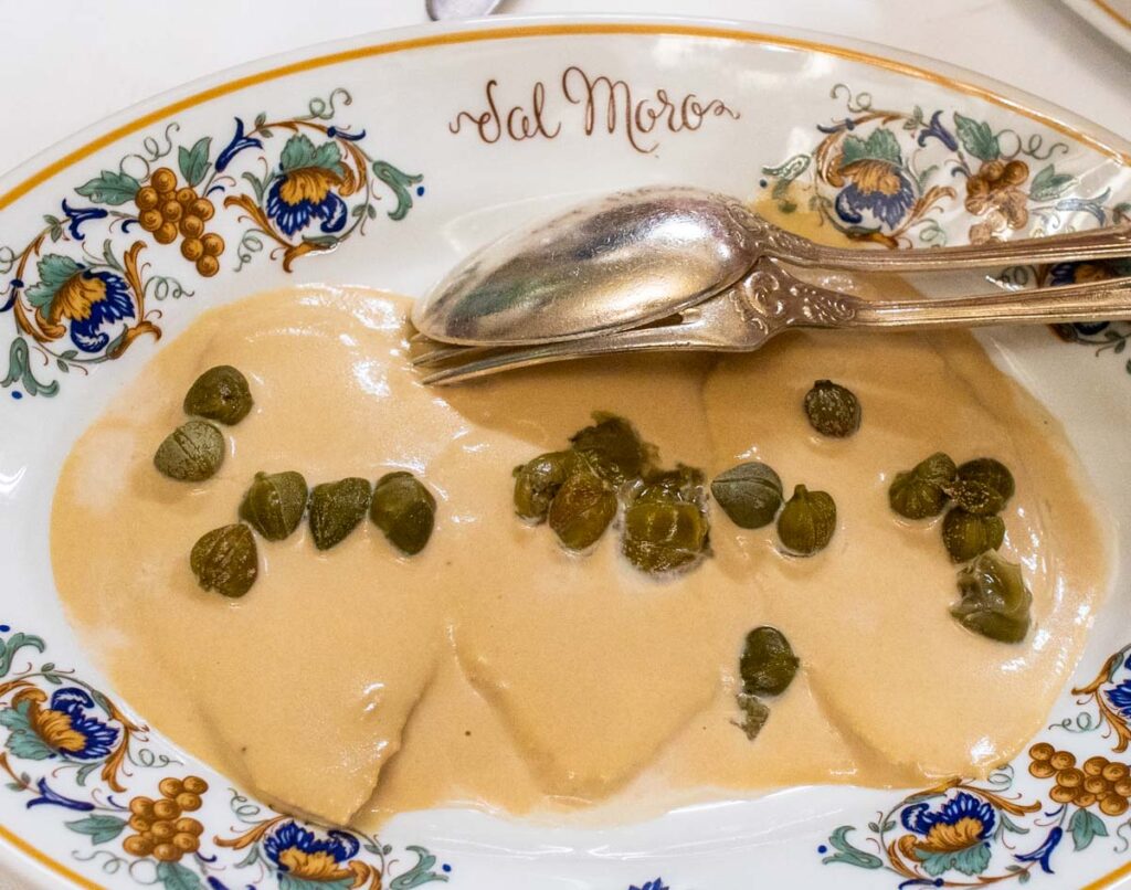 Vitella alla Tonnato at Al Moro in Rome
