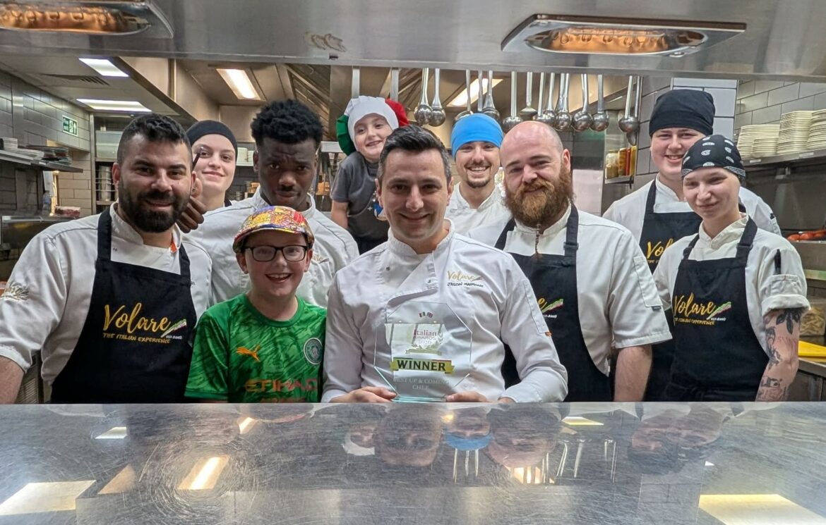 Volare in Southport honoured twice at UK Italian Awards as Head Chef Jason Maimone wins Up & Coming Chef title Volare in Southport honoured twice at UK Italian Awards as Head Chef Jason Maimone wins Up & Coming Chef title