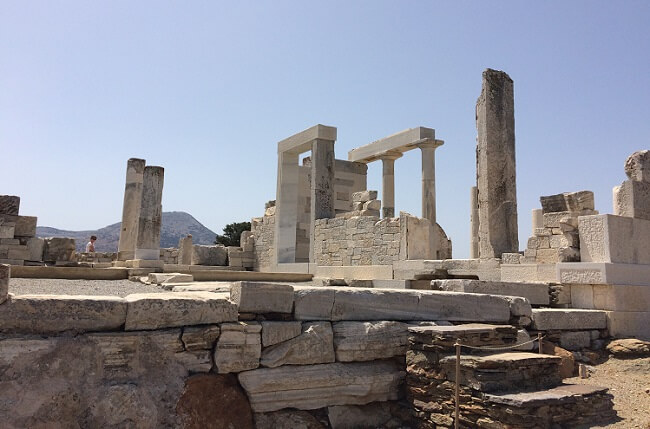 demeter temple, naxos