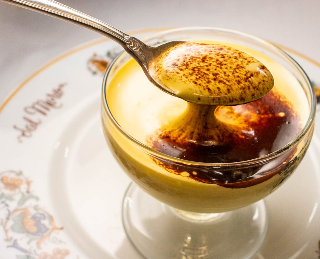 Zabaglione at Al Moro in Rome
