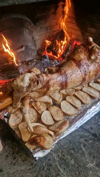 Whole Spit-Roasted Ram - Dining and Cooking