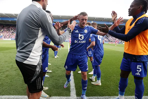 Vardy left Leicester in June after 13 years, 200 goals and one Premier League title (Image: Getty)