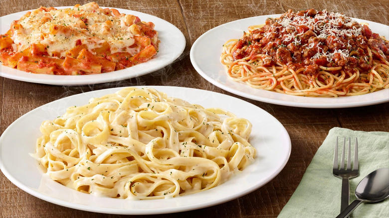 Olive Garden pasta dishes