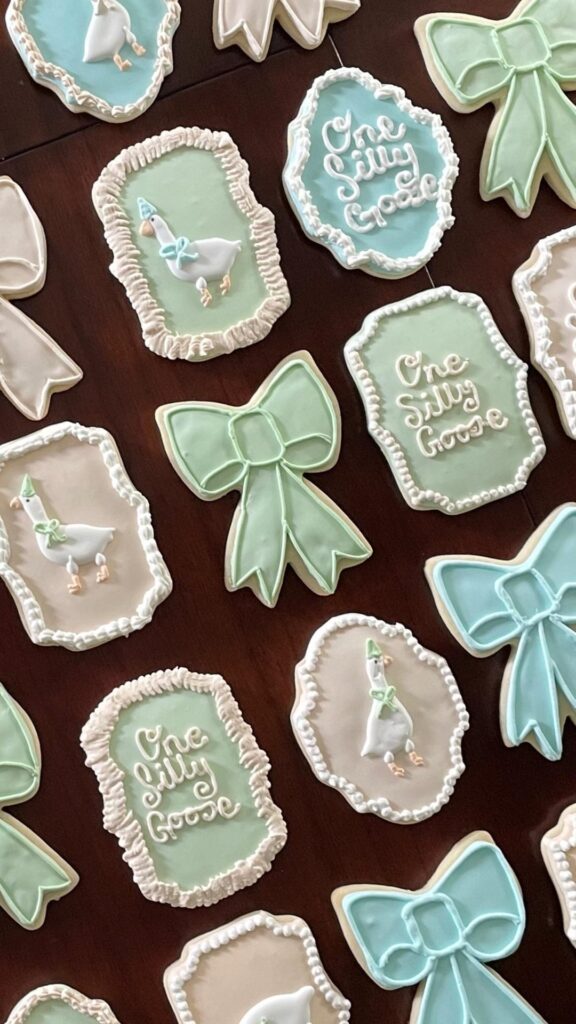 ONE silly goose for a first birthday party