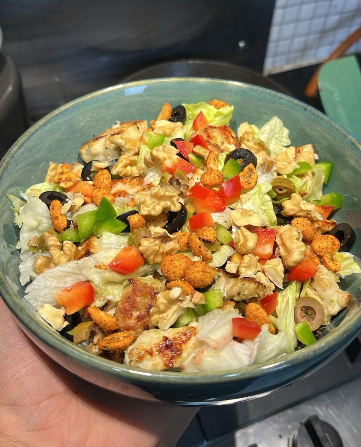 Garlic Chicken Salad 😋