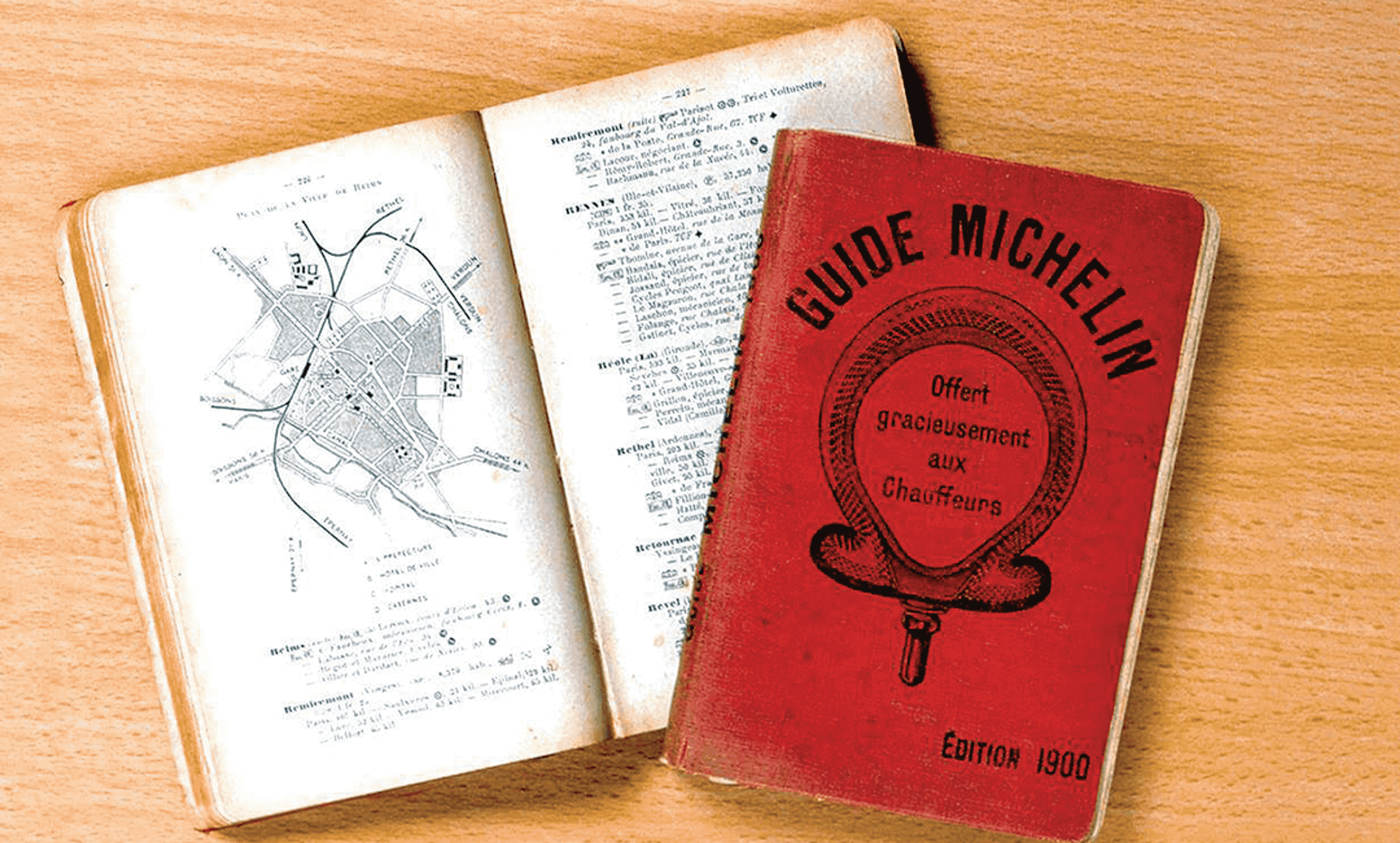 An excerpt from the inaugural edition of the Michelin Guide.