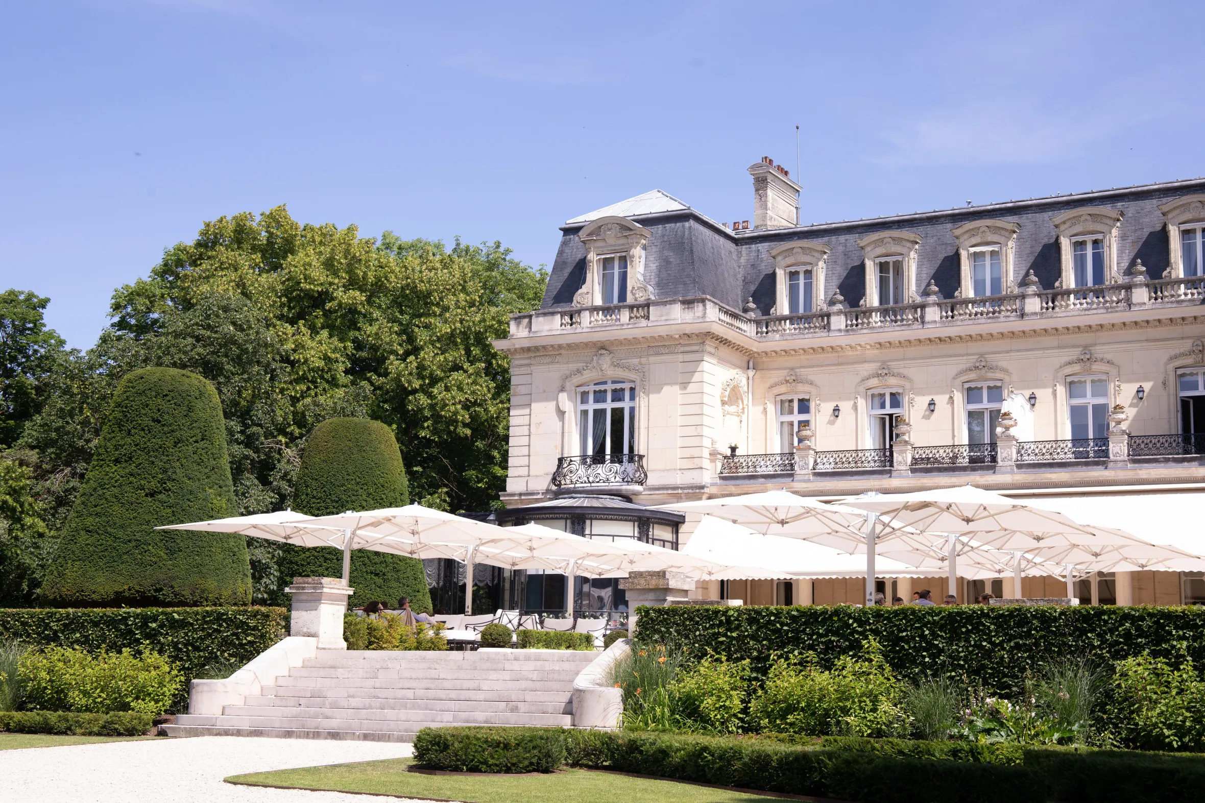 The Les Crayères Champagne hotel and restaurant.