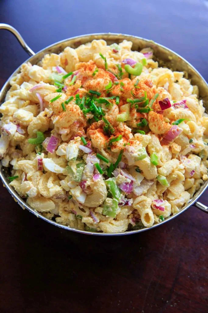 Deviled Egg Macaroni Pasta Salad