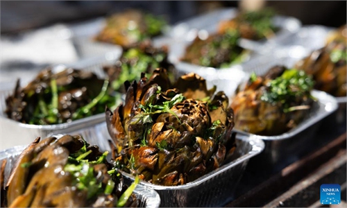 Roman artichoke festival celebrated in Ladispoli, Italy Roman artichoke festival celebrated in Ladispoli, Italy