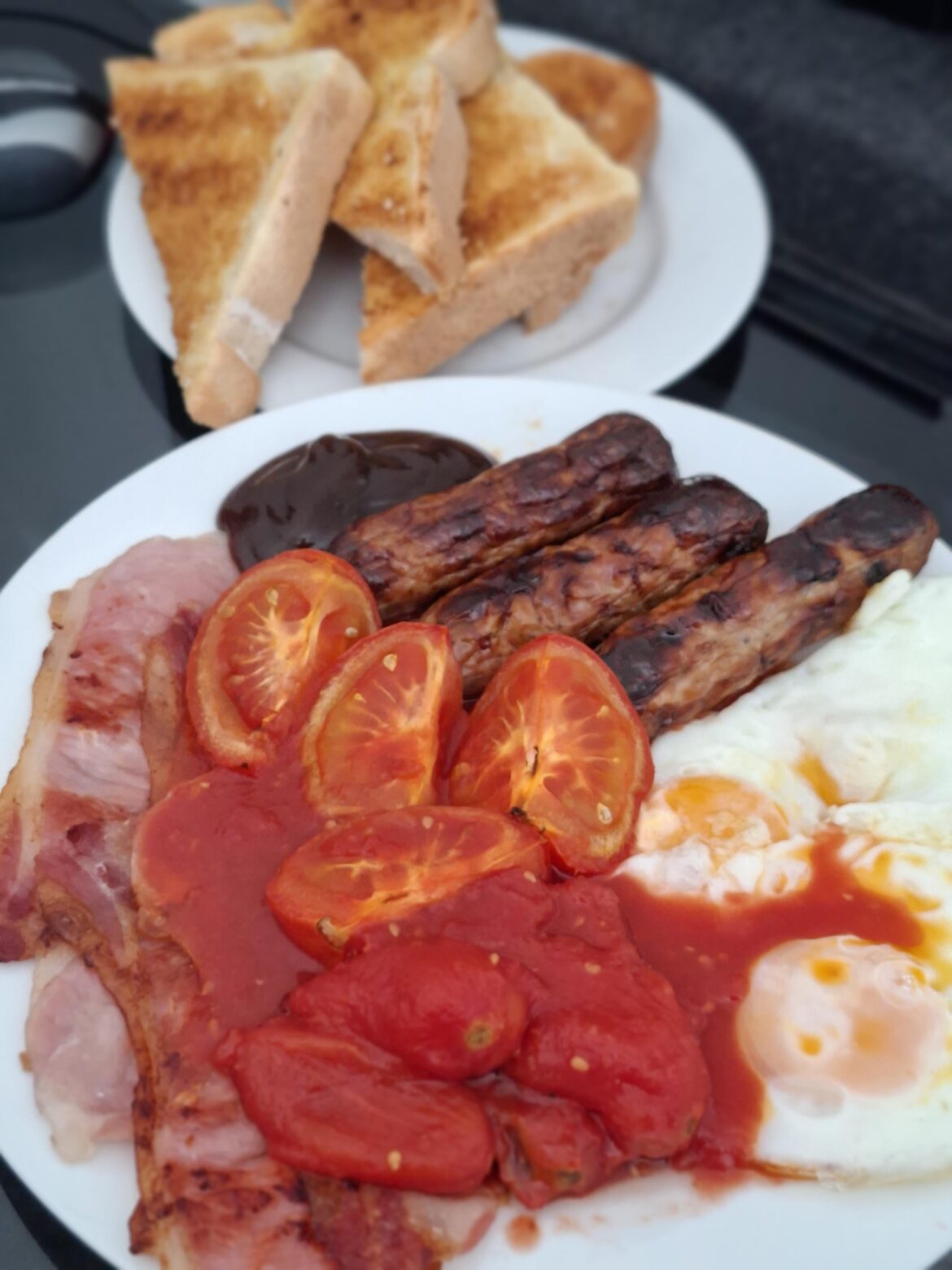 Store cupboard and fridge remains