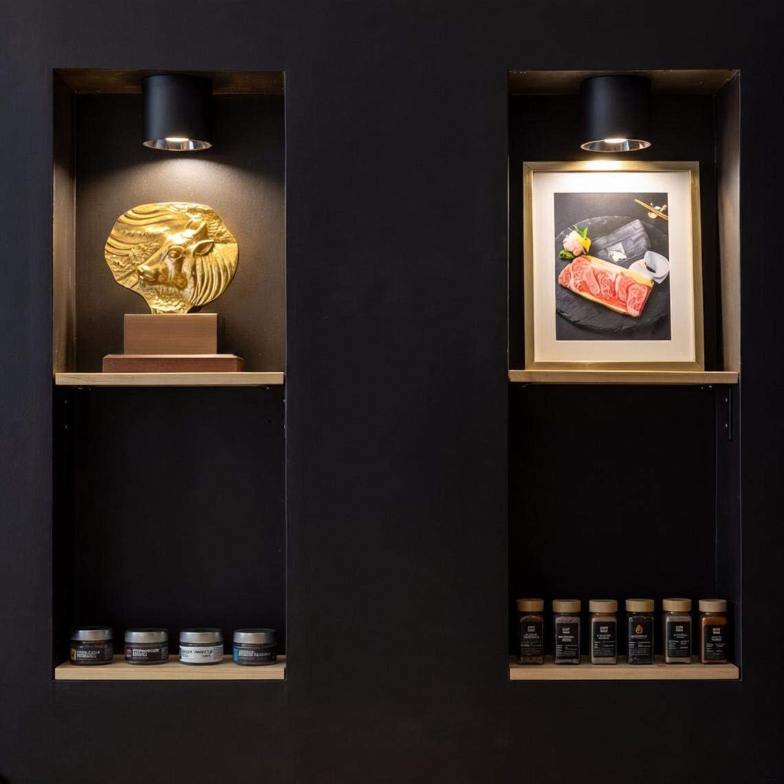 Details and decor at The Wagyu House in Coral Gables.