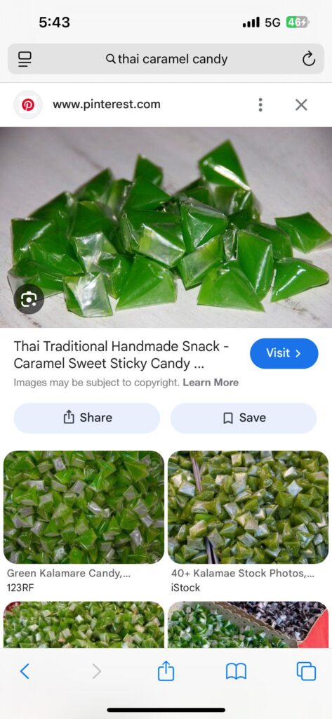 Thai Caramel Candy Kalamae