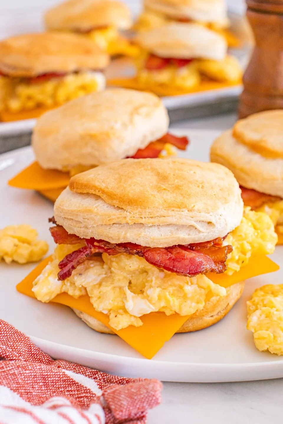 Biscuit Breakfast Sandwiches - Photo Credit: xoxoBella.