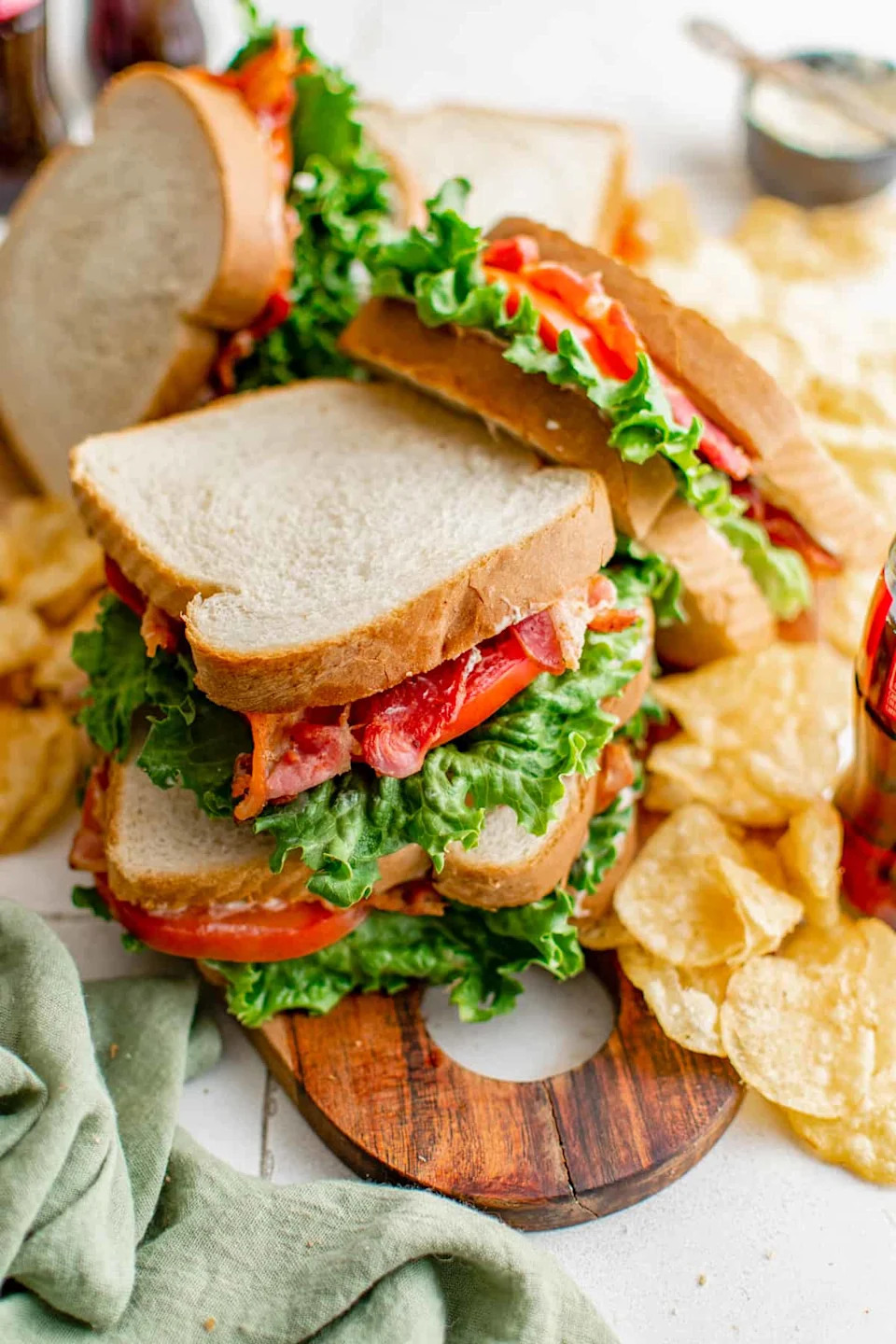 BLT Sandwich - Photo Credit: The Cookie Rookie.