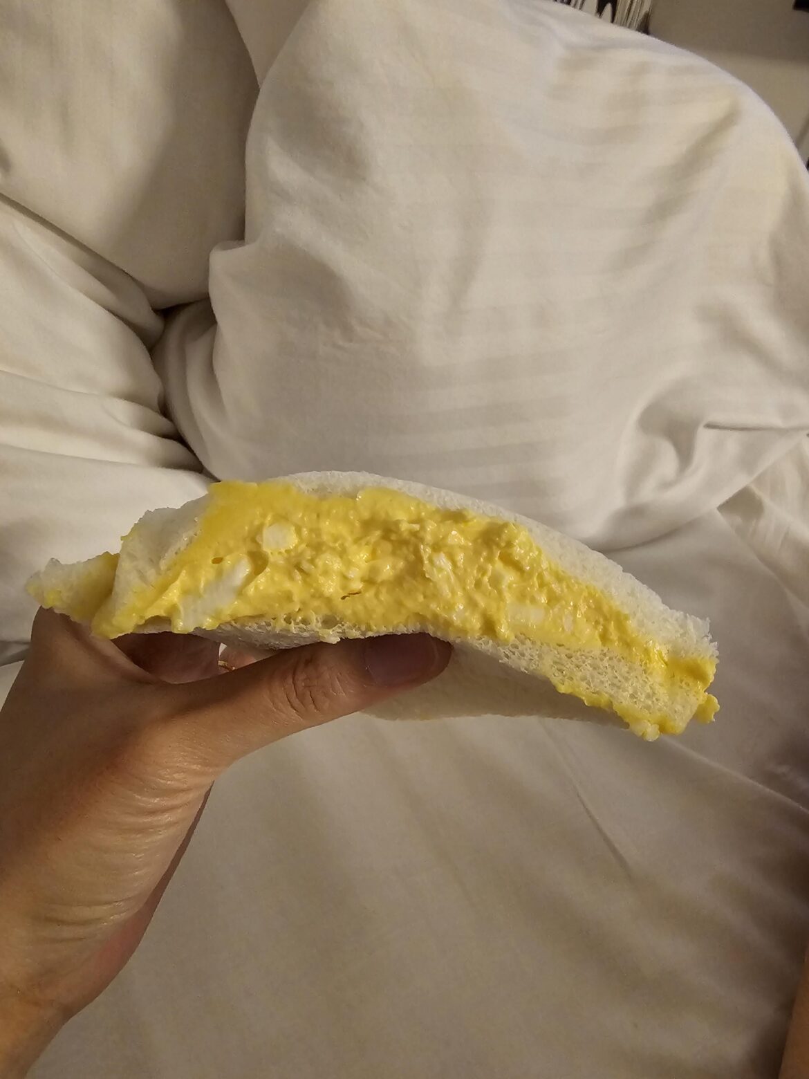 [I ate] Egg sandwich from Family Mart Tokyo