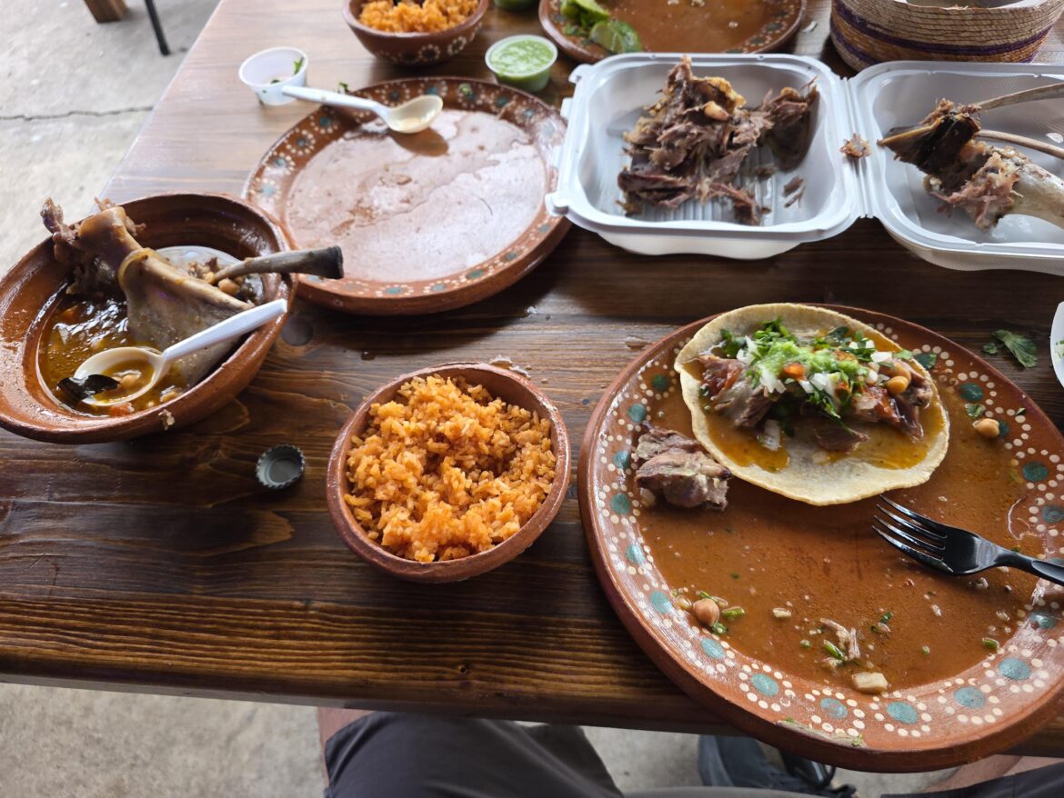 Went all the way to Piru for their in pit oven Barbacoa