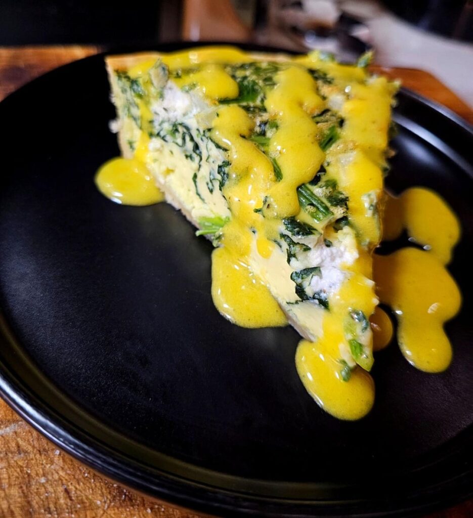 Egg Pie w/ Egg Sauce