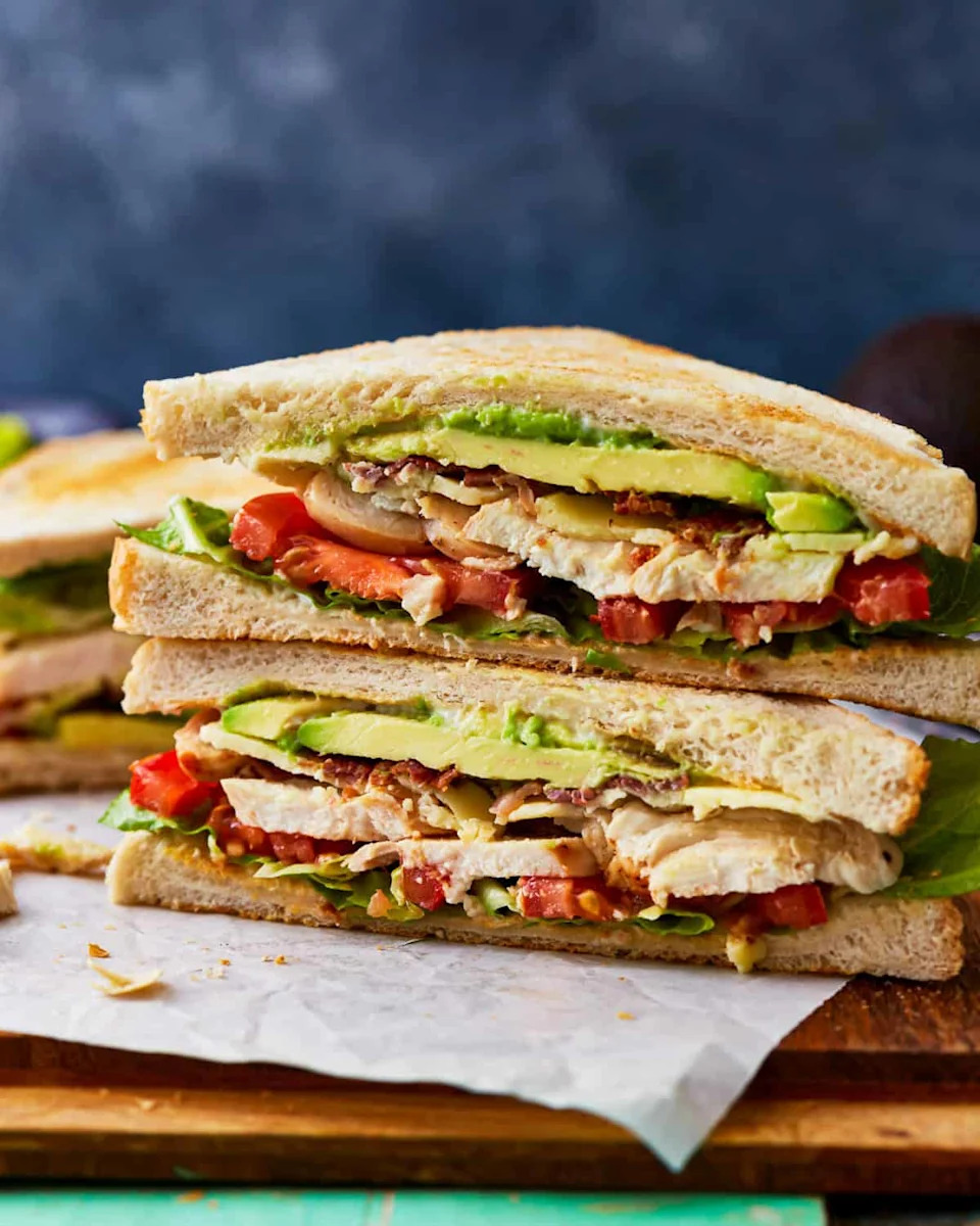 Chicken Club Sandwich - Photo Credit: The Cookie Rookie.