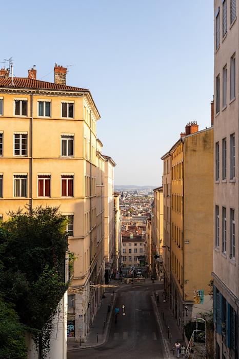 The quirky Lyonnais neighbourhood La Croix-Rousse is known for its silk-weaving history.