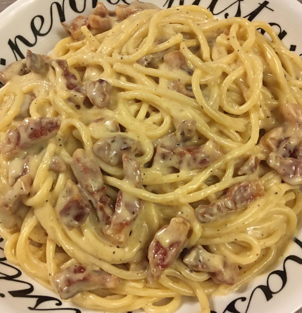 Someone told me it’s carbonara day