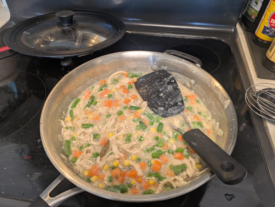 Chicken Pot Pie filling (AKA Chicken ala King)
