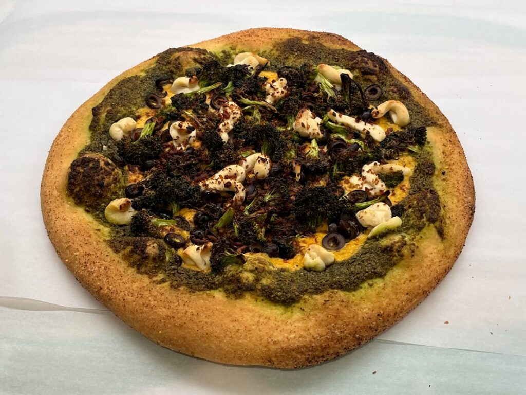 24 hours ago, a pesto pizza was posted here, inspired me to make my own!