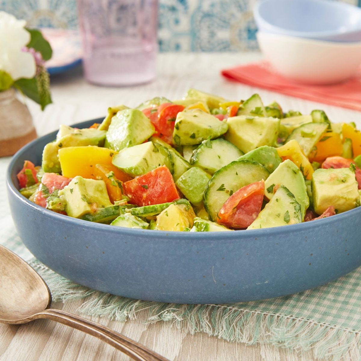 cucumber recipes avocado salad