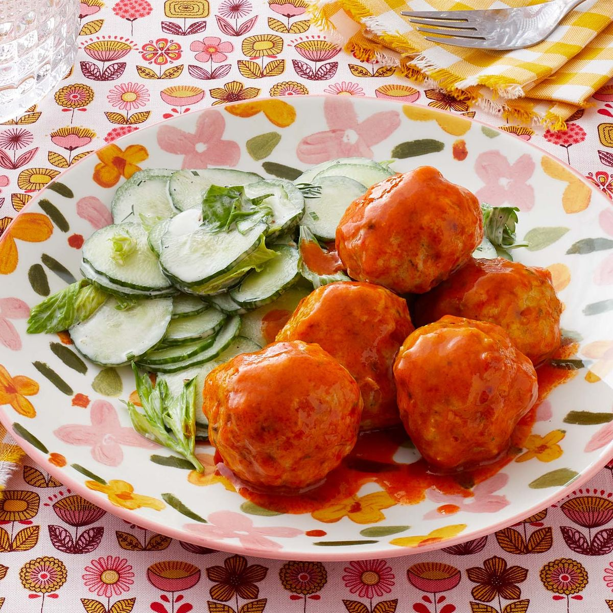cucumber recipes buffalo chicken meatball