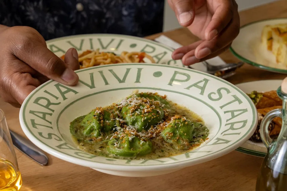 Pastaria Vivi officially opened in Encinitas, offering fresh pasta, ready-to-cook meals and specialty Italian goods under one roof. (Credit: Kimberly Motos)