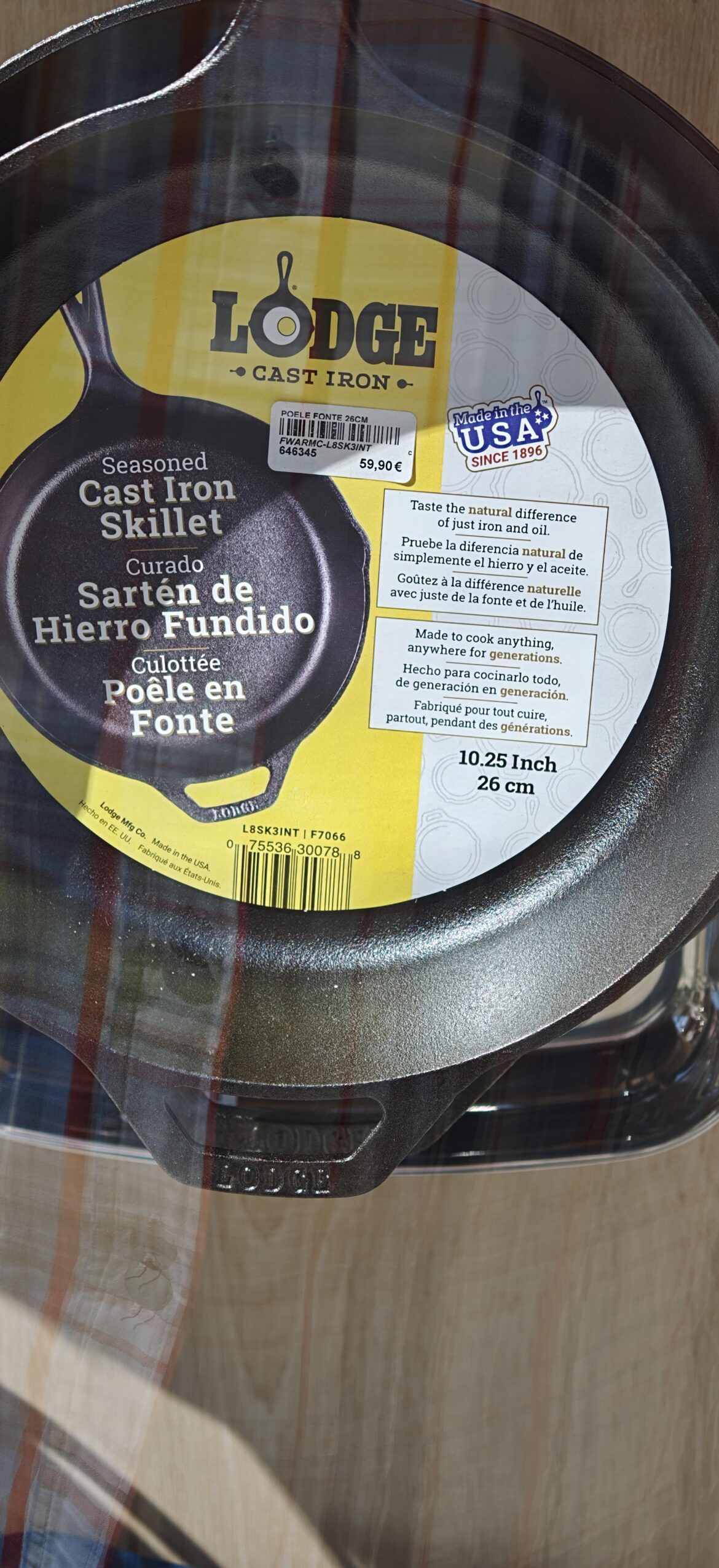 Ce type de poêle pour dorer une fois cuit sous vide ?