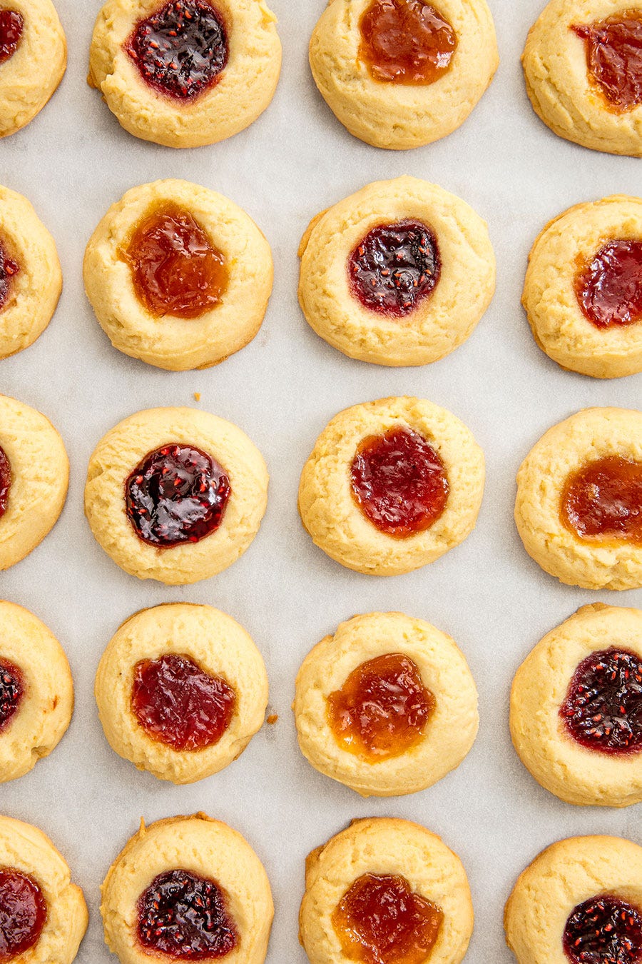 jam thumbprint cookies pin