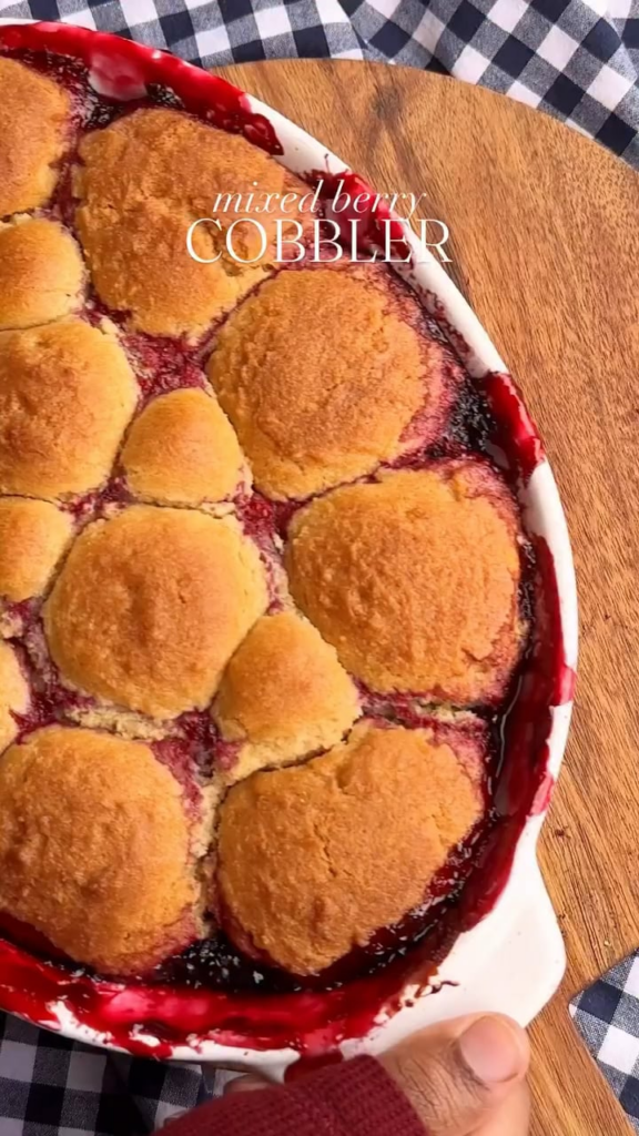 Mixed Berry Cobbler