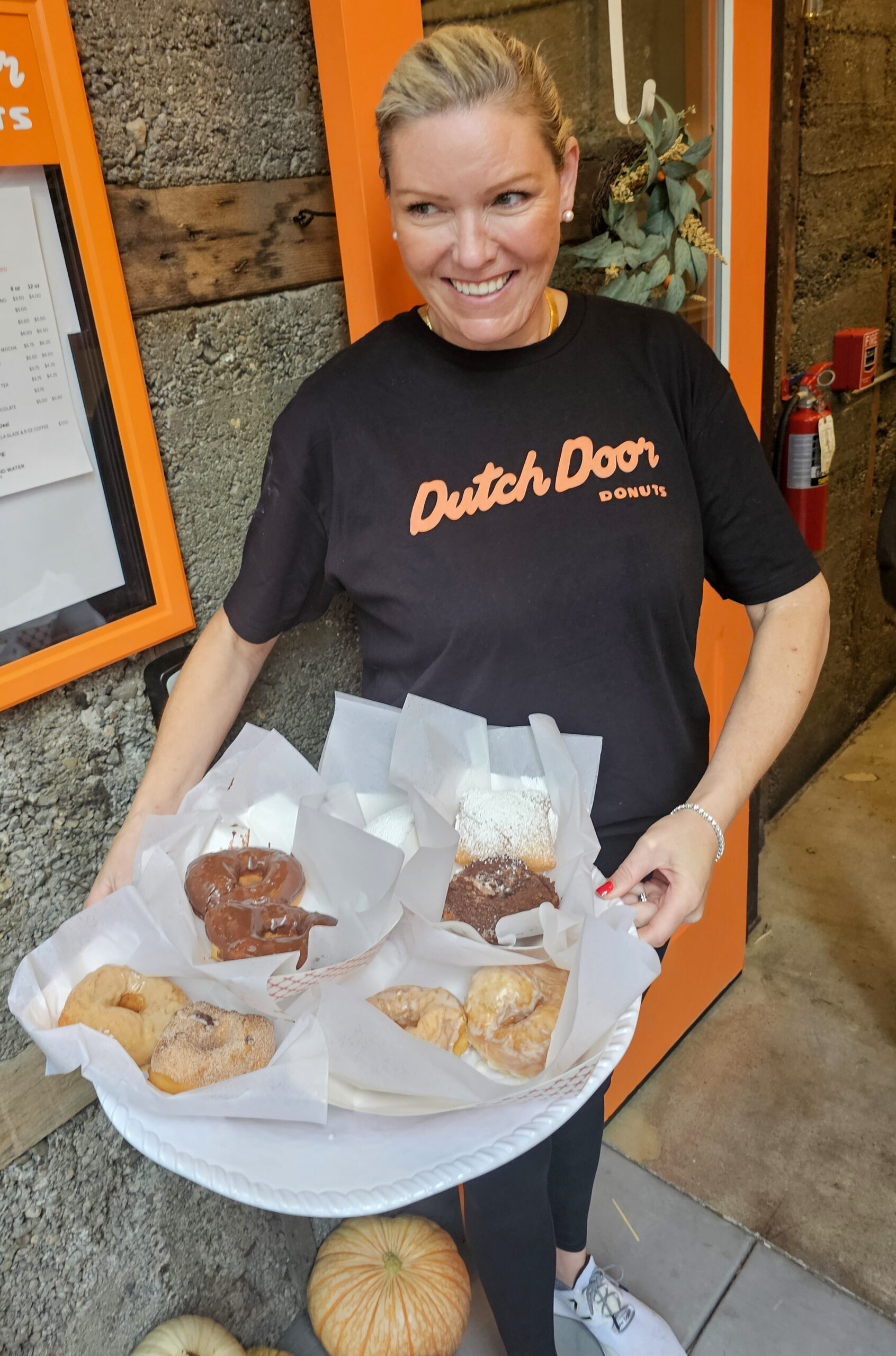 Kirstin Ducommun of Dutch Door Donuts, which is closing in April