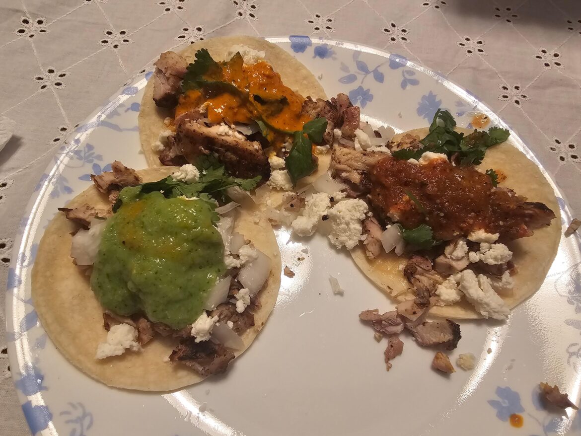 Pollo Asado Tacos