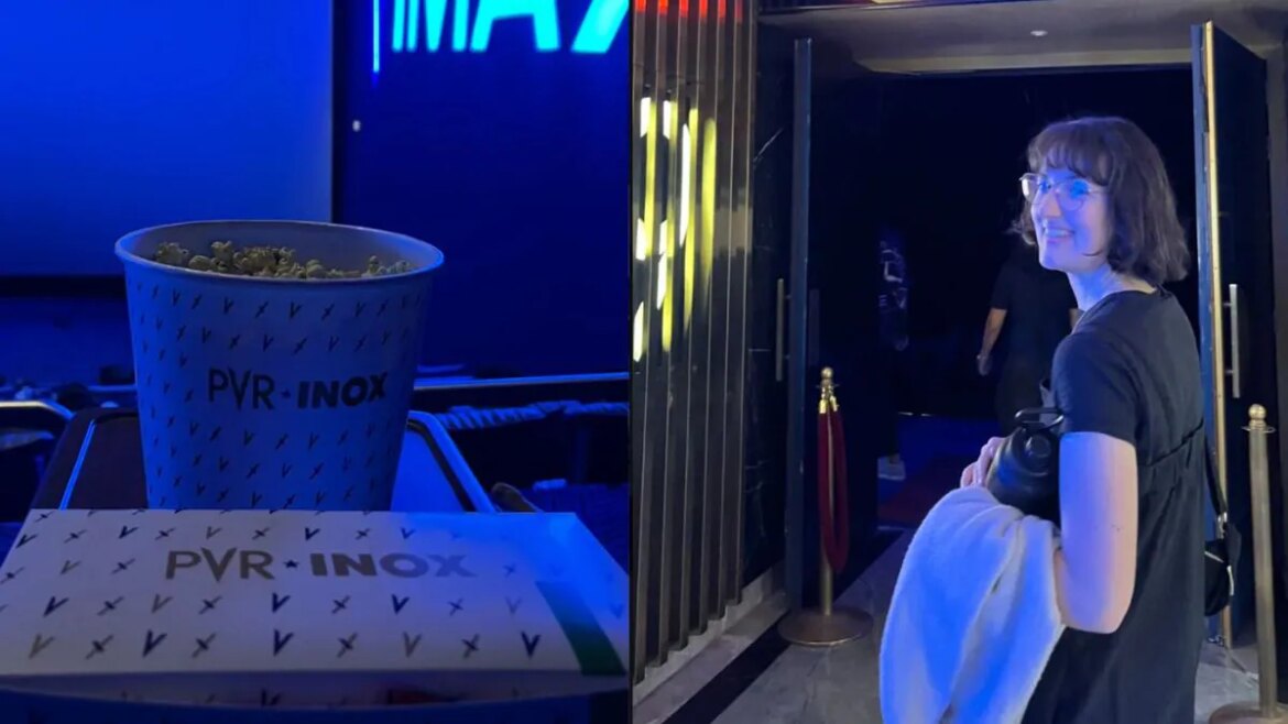 “Only In India”: French Woman Amazed By Early-Morning Movie Meal Options "Only In India": French Woman Amazed By Early-Morning Movie Meal Options