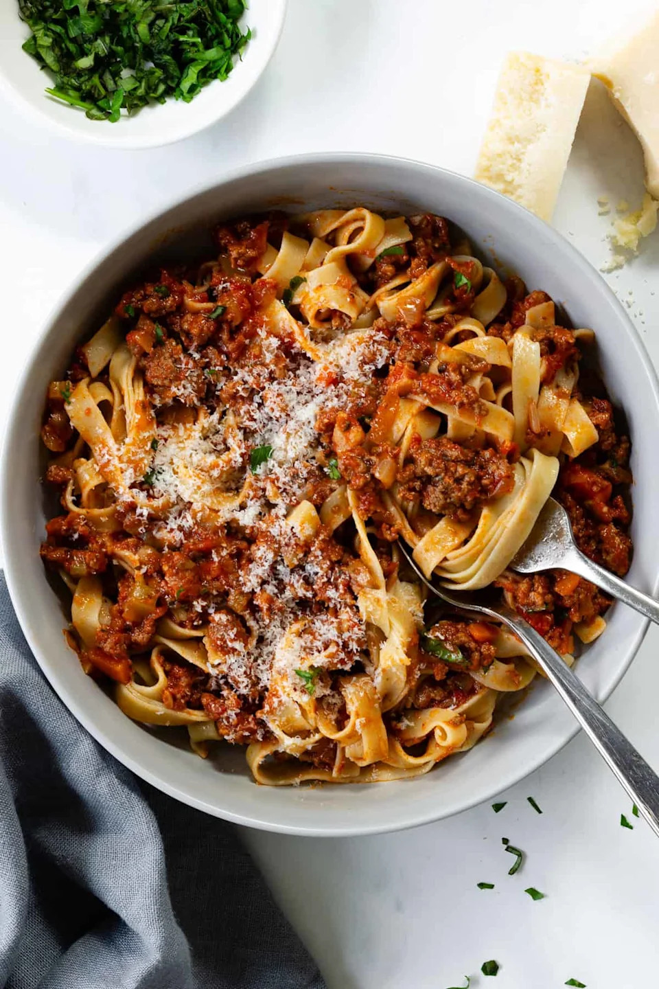 Easy Ragù Alla Bolognese - Photo Credit: Pass Me Some Tasty.
