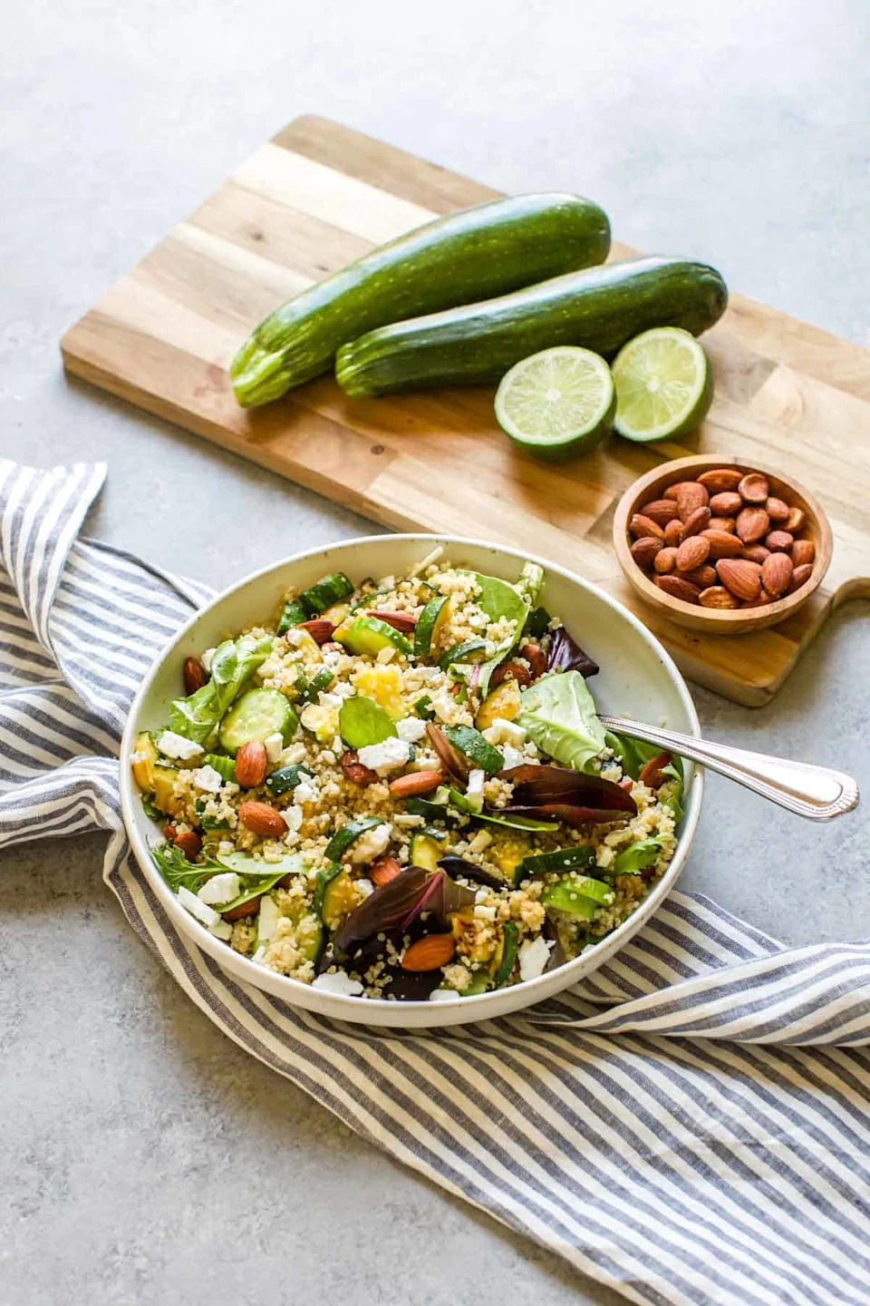 Quinoa Salad with Greens - Photo Credit: Seasonal Cravings.