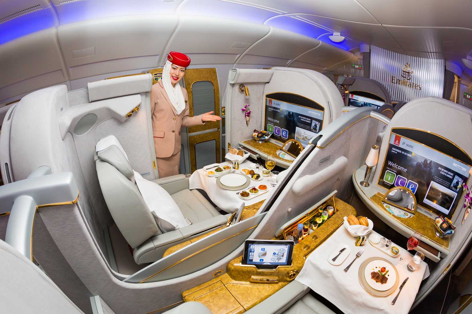 Emirates first class. 
