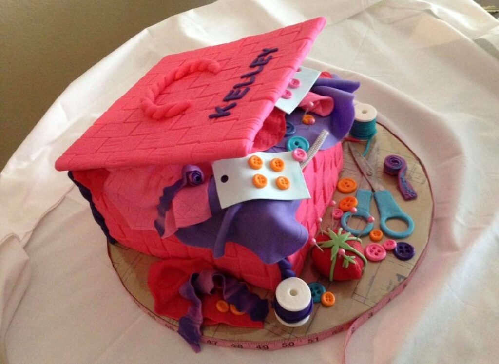 Sewing cake