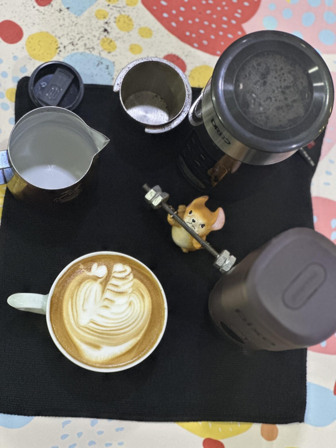 Manual brew with hand gears - DREO & Pixapresso