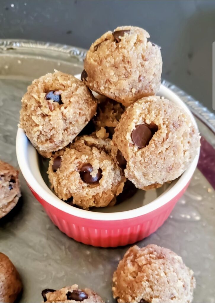Edible Cookie Dough with Almond Flour