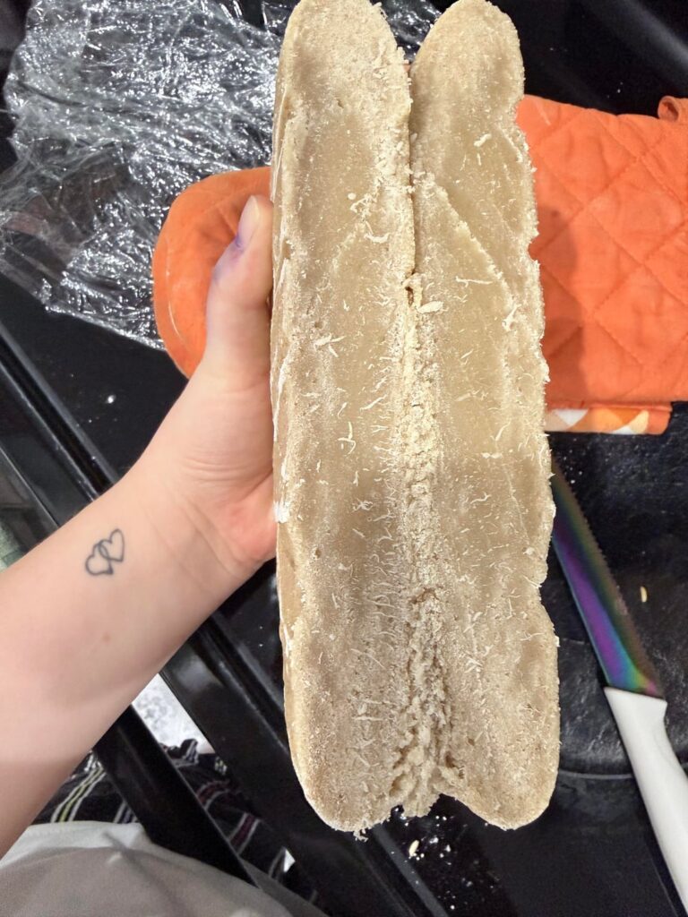 Sourdough flat an gummy