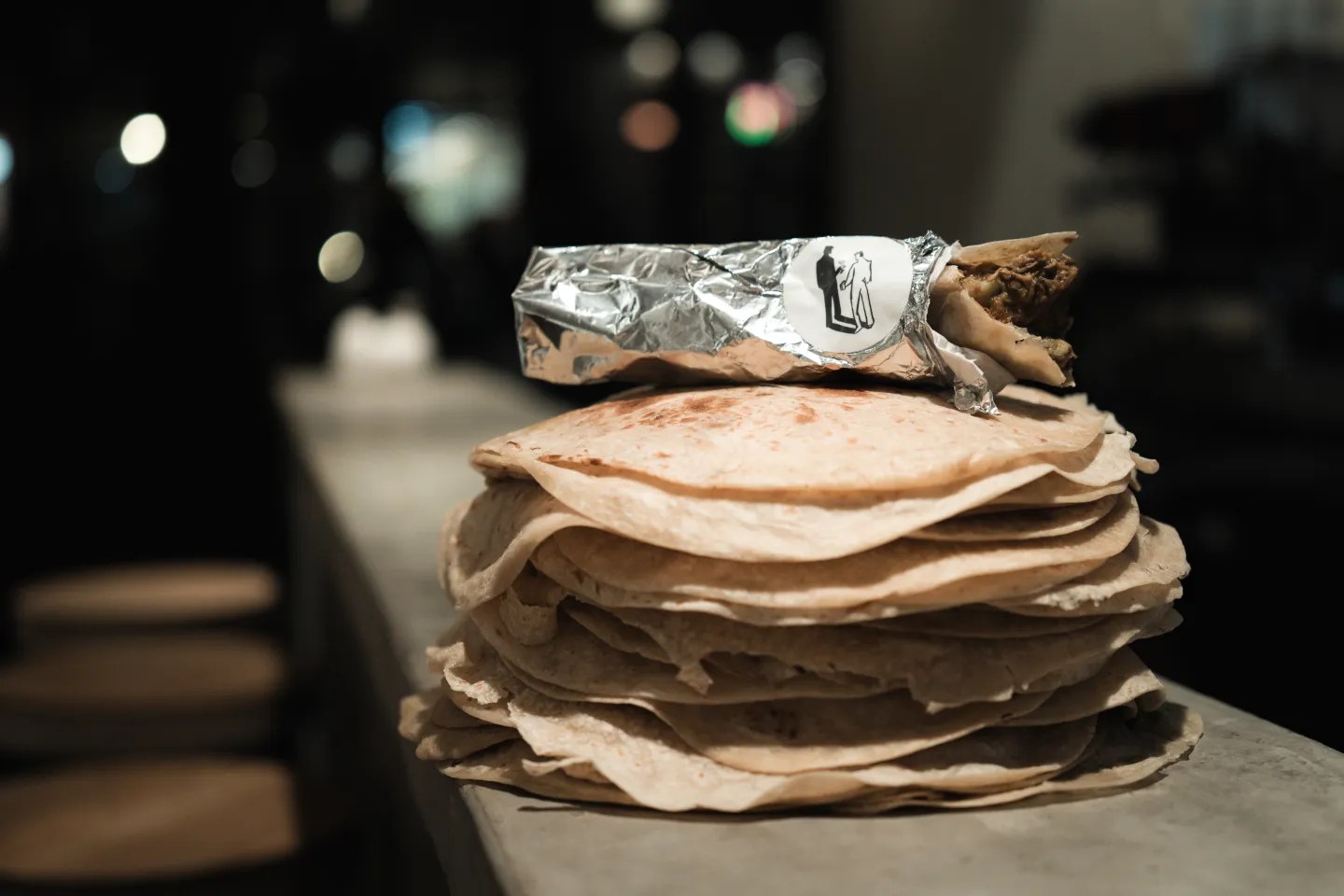 Flour tortillas from Vato in Park Slope.